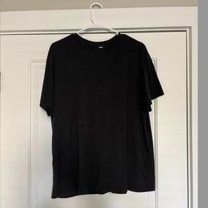 Black Speckled Lululemon Boyfriend T